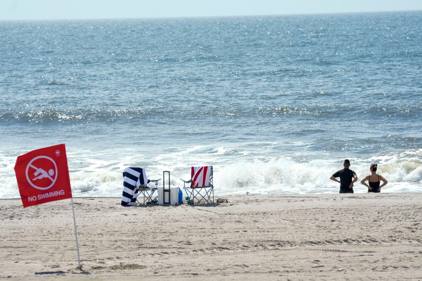 Der Strand von Rockaway wurde nach einem Hai-Angriff für einen Tag gesperrt.