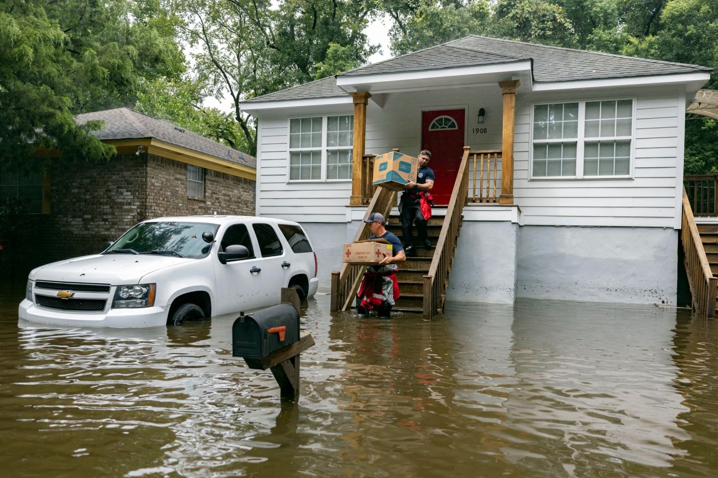 Der Tropensturm «Debby» hat dem Südosten der USA heftige Regenfälle gebracht.