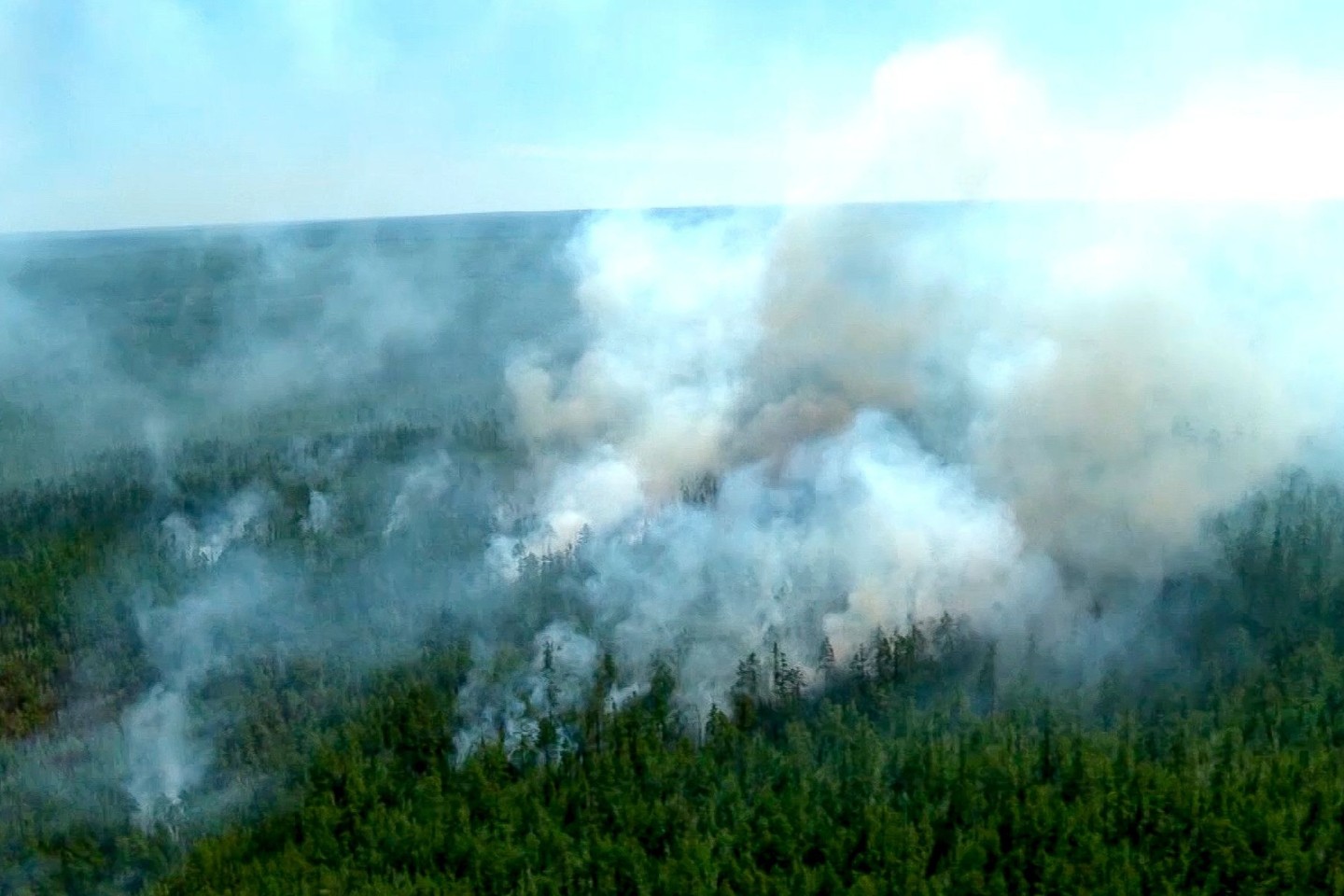 Verheerende Waldbränden machen den russischen Behörden vor allem in Sibirien jedes Jahr zu schaffen. (Archivbild)