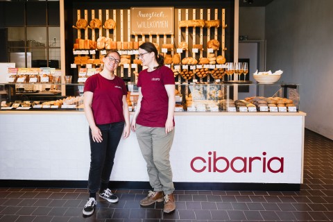 BioVollkornBäckerei cibaria eröffnet Geschäft in der gläsernen Bäckerei am Münsteraner Mittelhafen